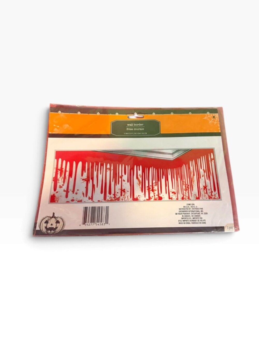 NEW Halloween Bloody Drip Wall Border – 12 ft x 2.5 in